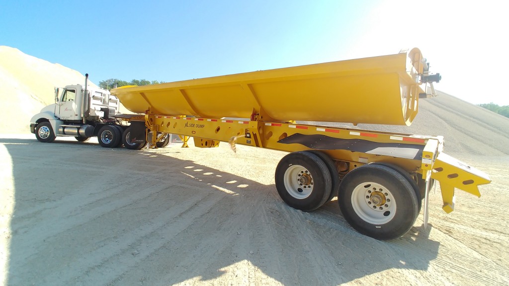 XL Specialized Trailers introduces side dump trailer for aggregate industry (Video)