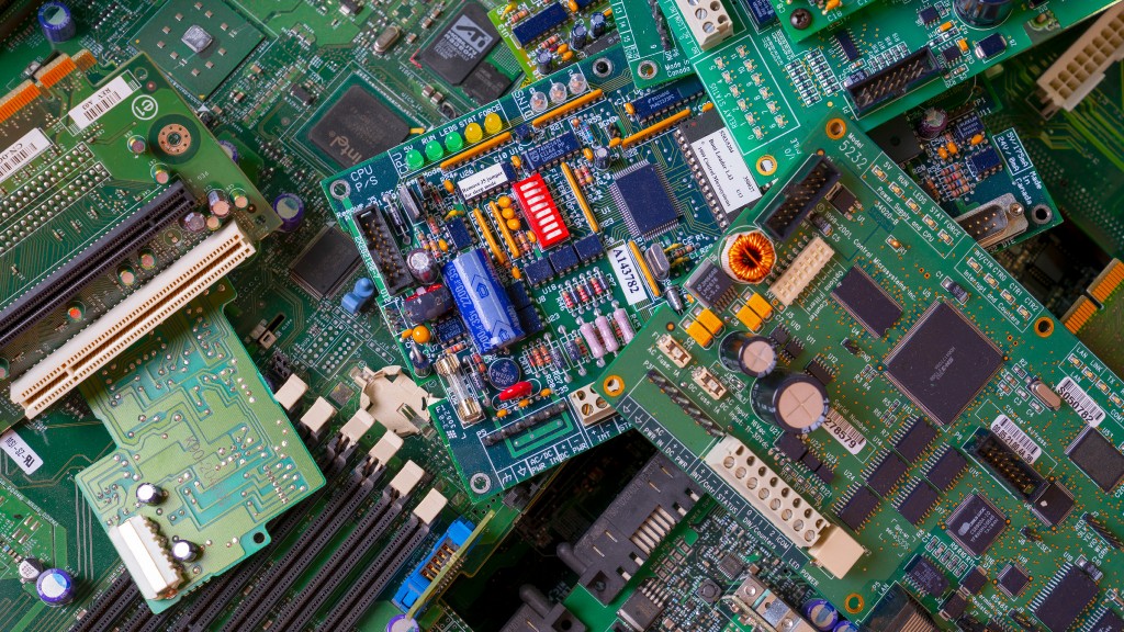 A pile of circuit boards