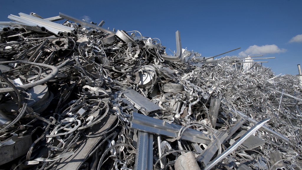 a pile of valuable scrap metal
