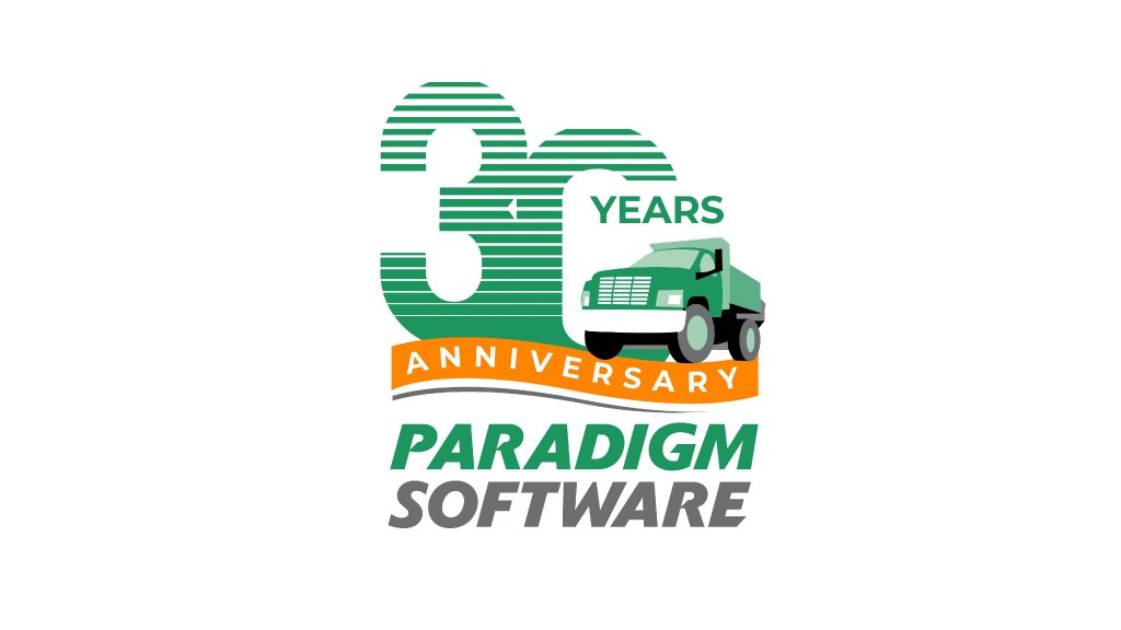 Paradigm Software LLC 30th anniversary logo for 2021