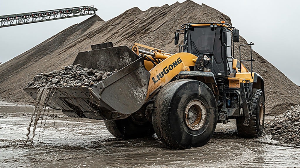 LiuGong's new 890H large wheel loader will be on display at World of Concrete.