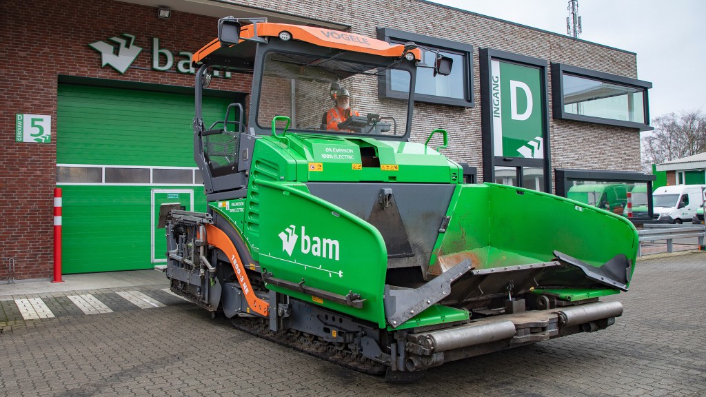 BAM commissions world-first electric asphalt paver from Wirtgen