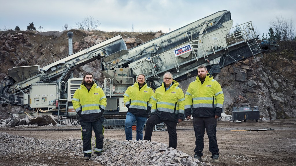 ABBEMA crushes it with huge Volvo Penta-equipped mobile cone crusher