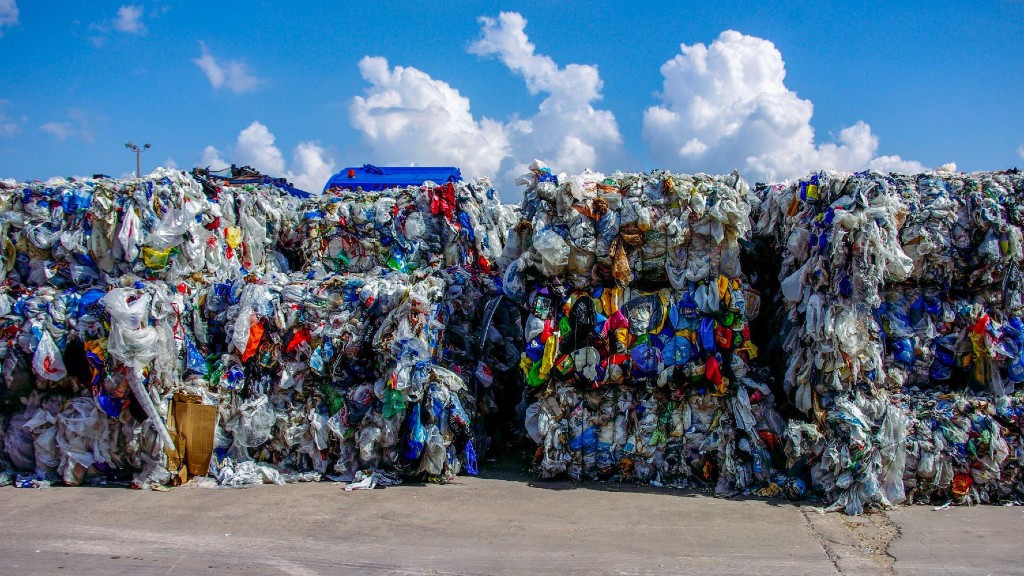 Bales of mixed film plastics