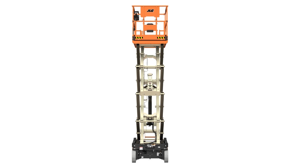 A forward-facing scissor lift