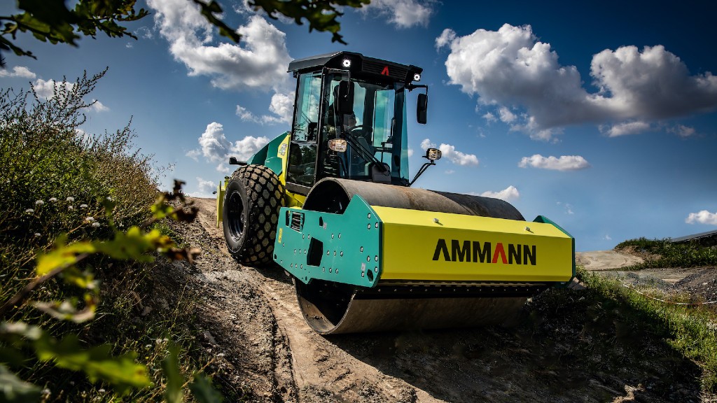 An Ammann ARS 110 soil compactor