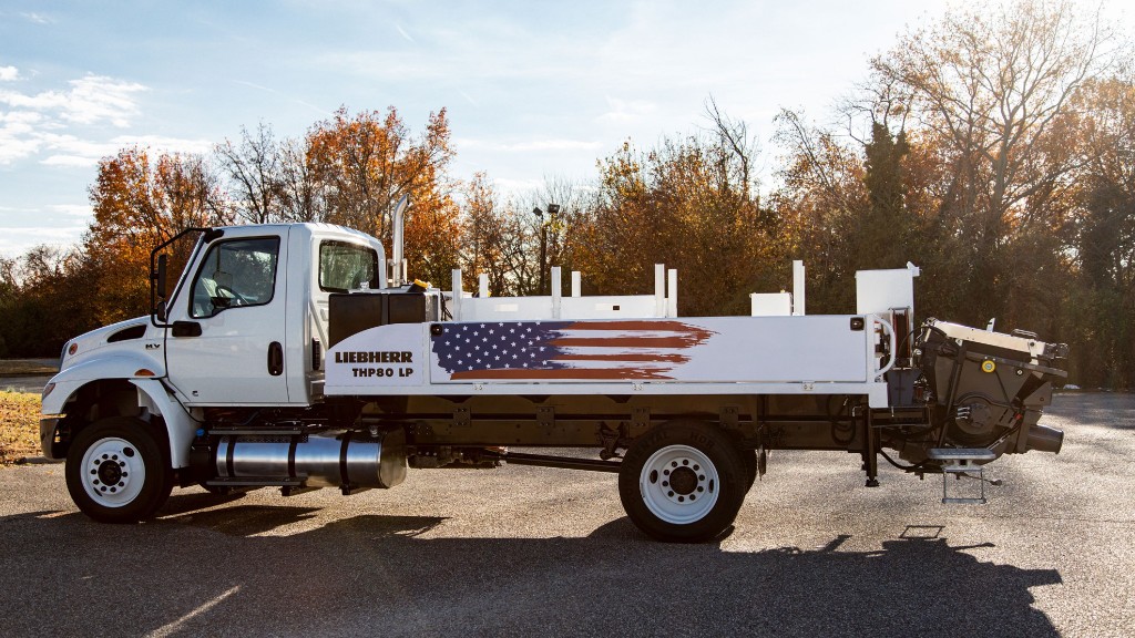 (VIDEO) Liebherr introduces its new truck-mounted concrete pump, the THP 80-LP