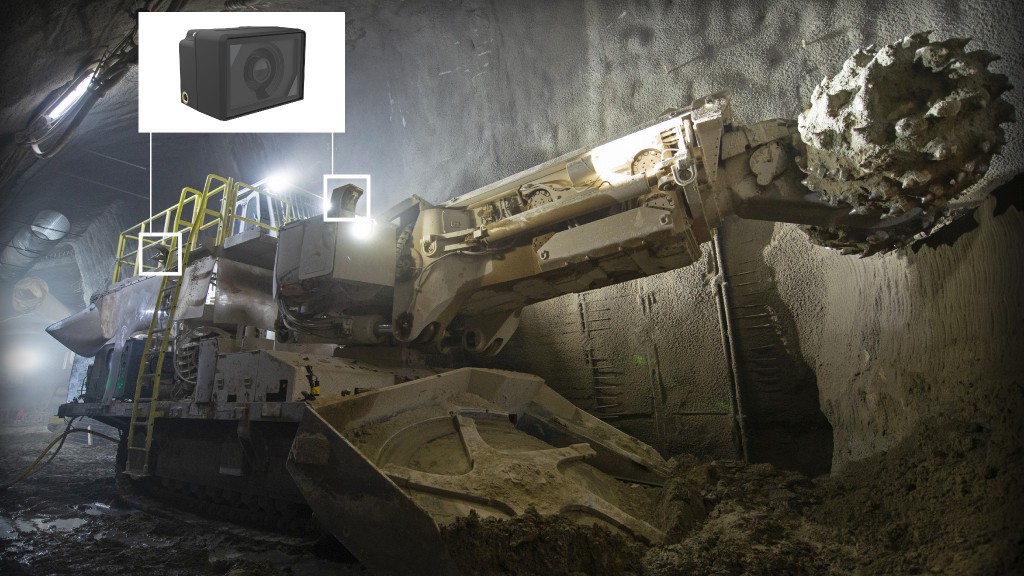 Liebherr camera tests positively for Sandvik roadheader remote underground operation