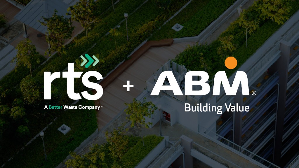 The Recycle Track System and ABM logos