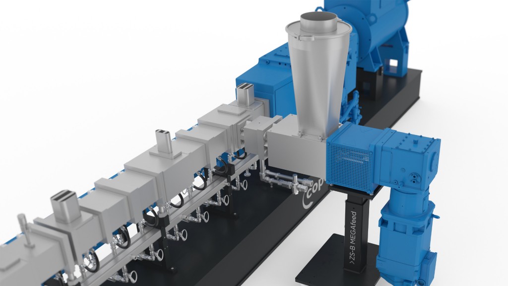 Use Coperion’s new side feeder to recycle intake-limited plastic recyclate