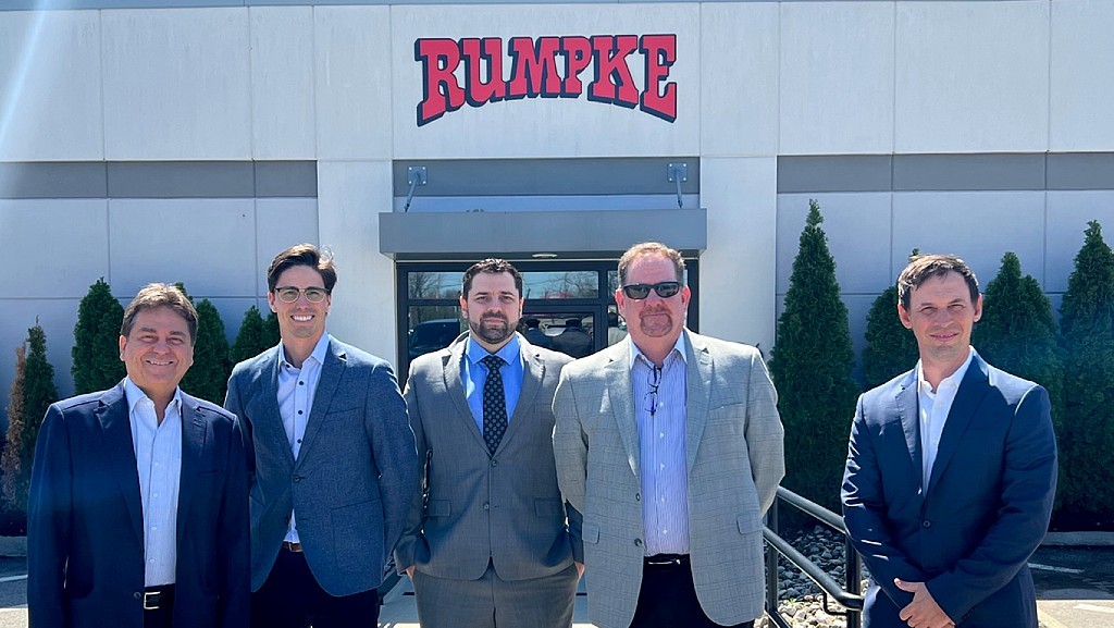 From left to right: Pierre Paré, Jean-Michel Paré, David Marcouiller, Chris Hawn, and Brad Goins.