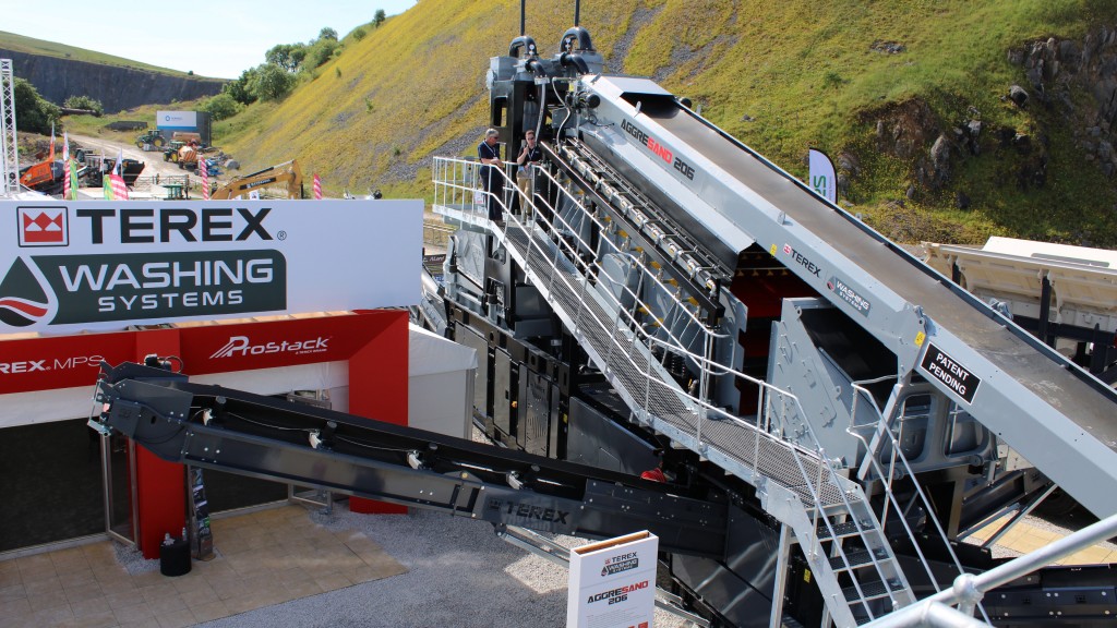 A wash plant featured at Hillhead 2022