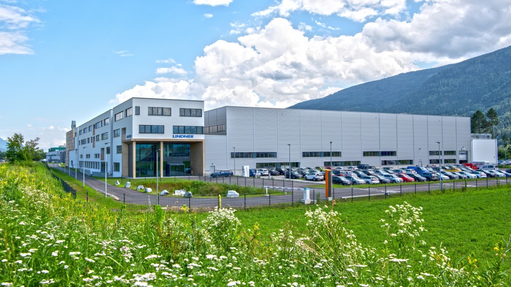 Lindner's new 14,000 square-metre production facility and office