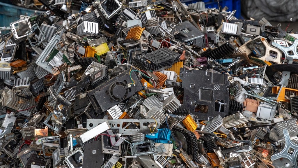 A pile of computer scrap