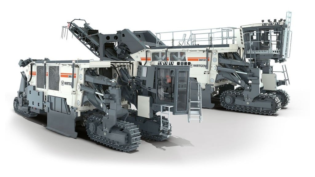 Wirtgen's cross application miner can cut rock above buried infrastructure and near buildings