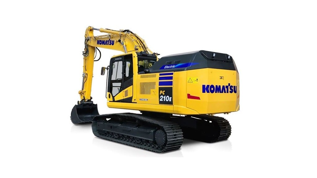 Komatsu to display 20-ton-class battery-electric excavator at bauma