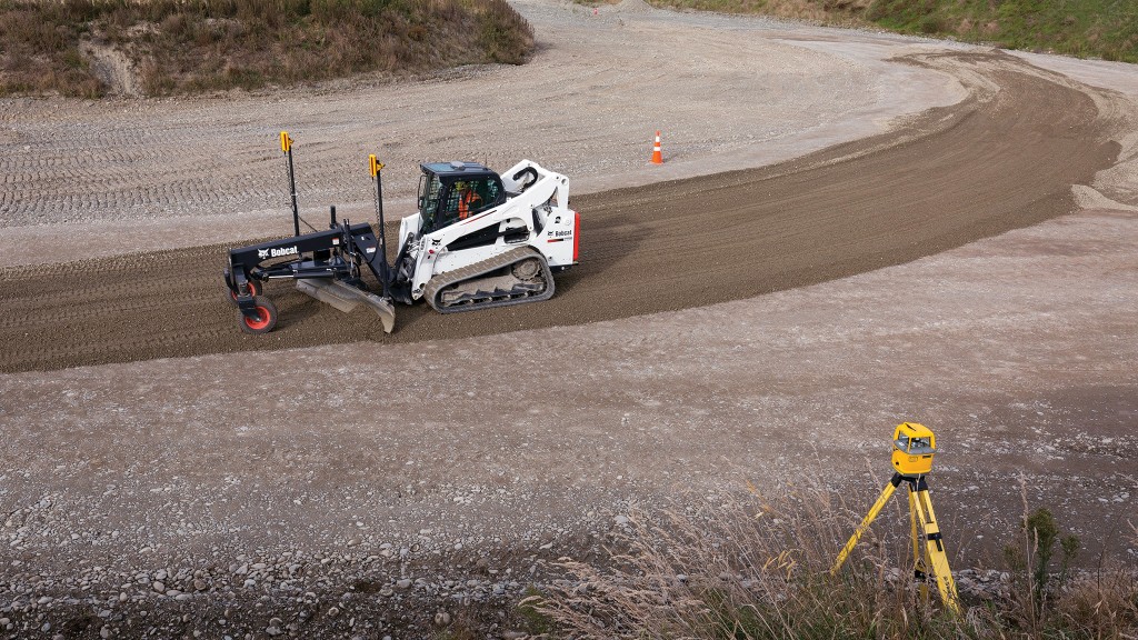 Topcon's MC-Mobile can be used on a variety of small machines.