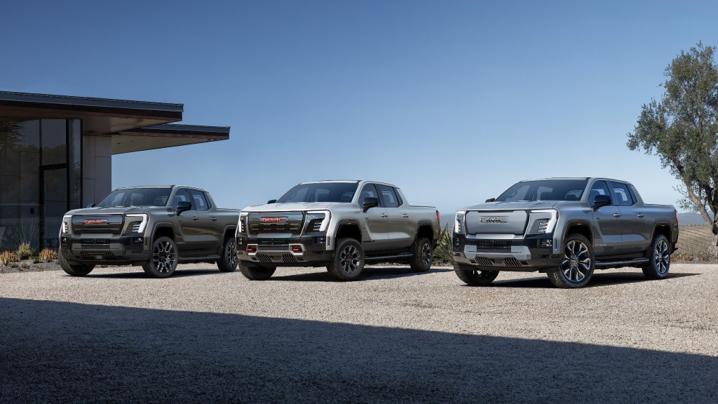 GMC Sierra battery-electric pickup scheduled to reach Canada for 2025