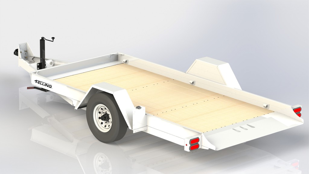 Felling Trailers updates drop-deck trailer to increase ease of use and safety