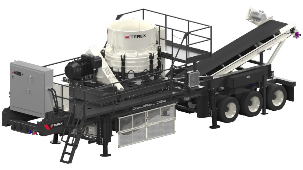 The CRC1350 Portable Cone Plant features a newly enhanced cone crusher at the heart of the system.