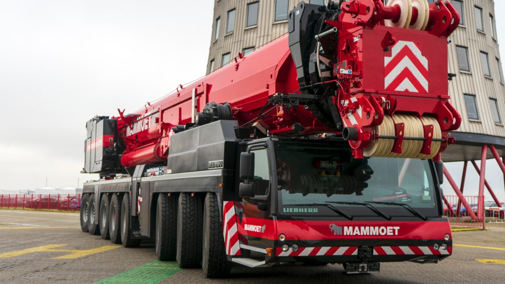 Mammoet develops real-time emissions monitoring platform for mobile cranes