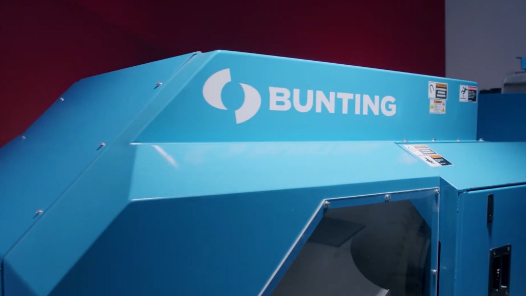The plastics recycler determined adding Bunting's high-frequency eddy current separator would remove shredded aluminum and other contaminants before it reaches the metal detector.