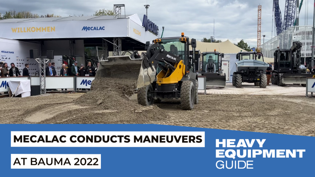 (VIDEO) Mecalac machines make big moves in small spaces at bauma 2022
