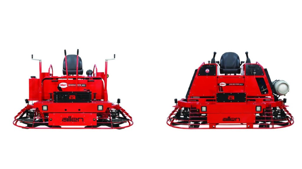 Allen Engineering Corporation to debut two new ride-on trowels at World of Concrete 2023