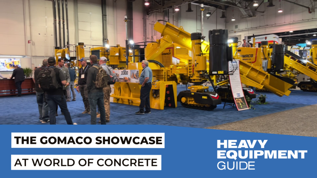 (VIDEO) GOMACO concrete paving equipment and technology at World of Concrete