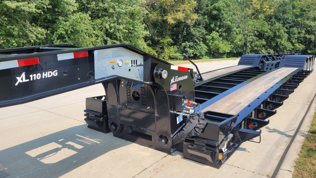 New trailer from XL Specialized Trailers helps simplify construction equipment transportation