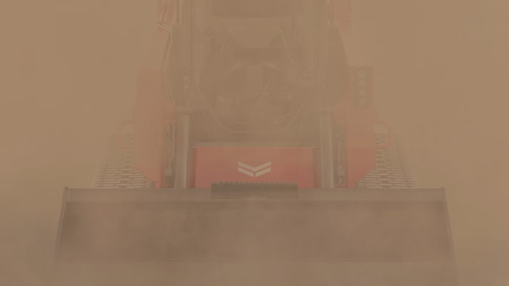 A compact machine is obscured in smoke