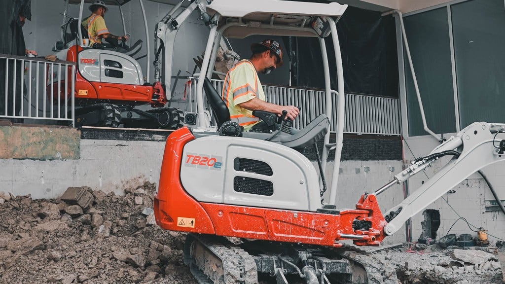 Takeuchi expands availability of battery-powered compact excavator