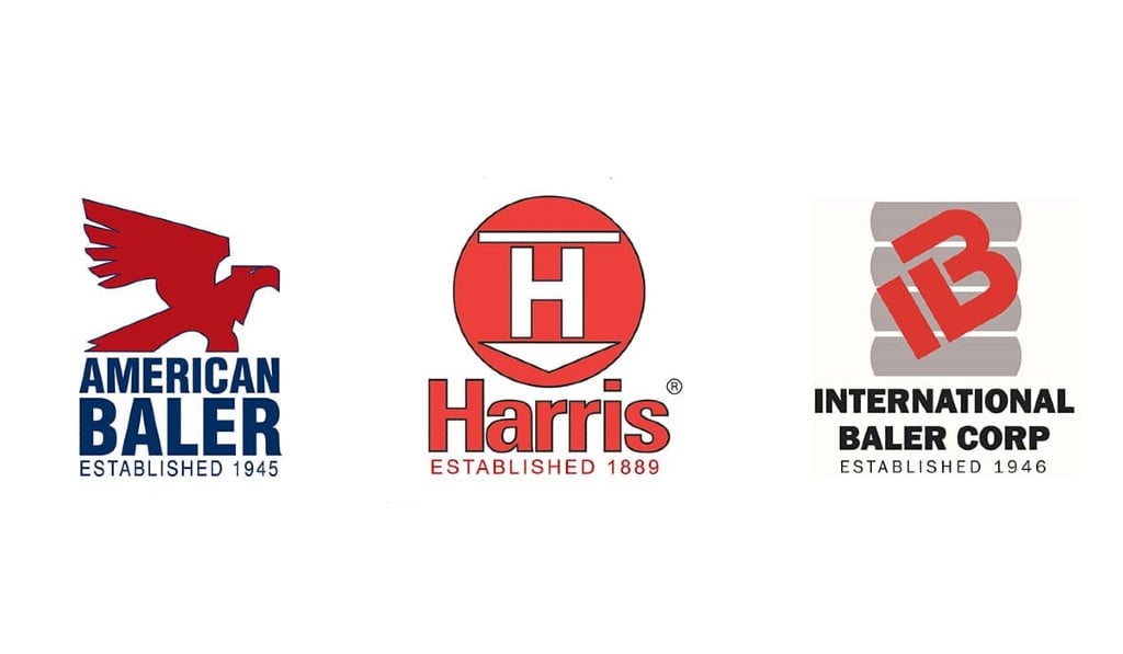 The American Baler, Harris, and International Baler logos