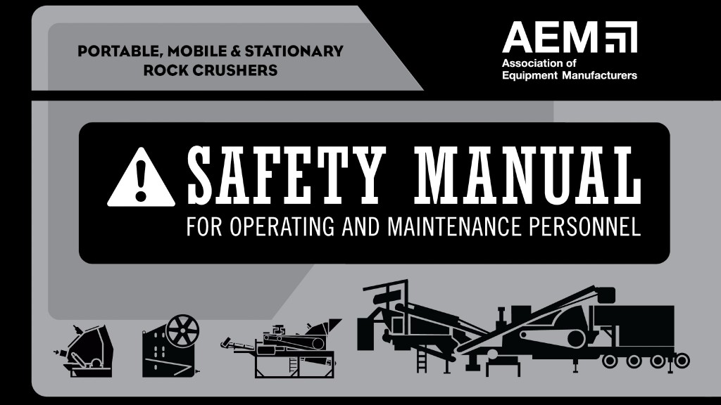 AEM releases new portable rock crusher and slipform paver safety manuals