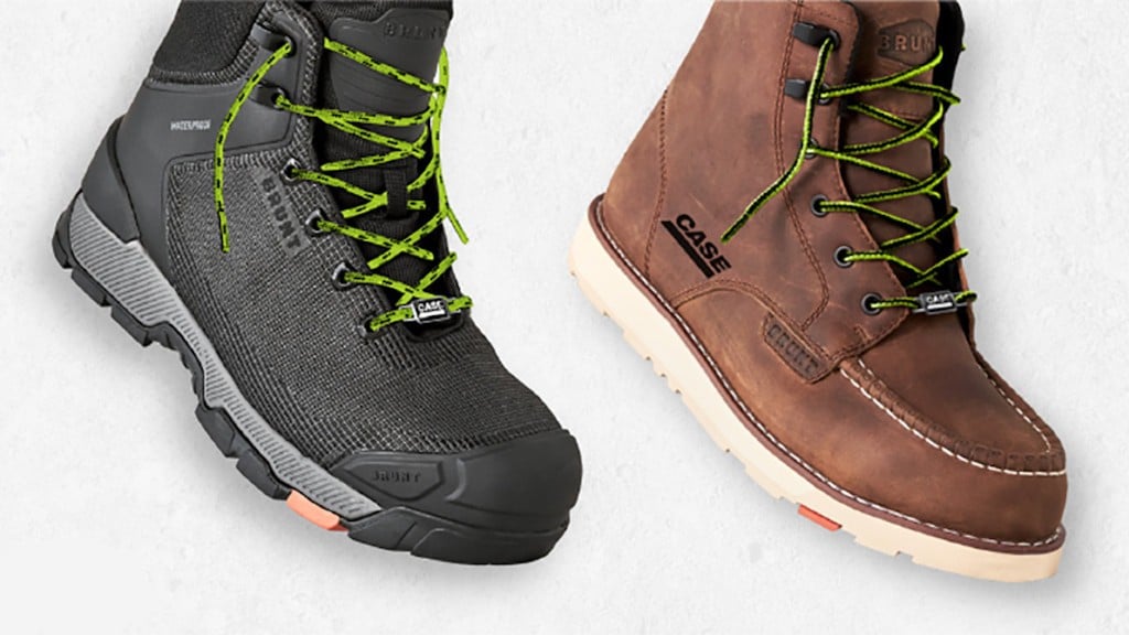 CASE and BRUNT bring style and function to work boots designed for equipment operators