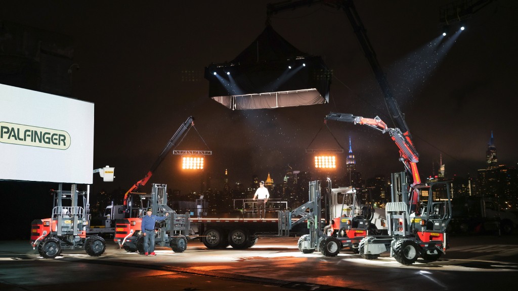 Palfinger's truck-mounted forklifts