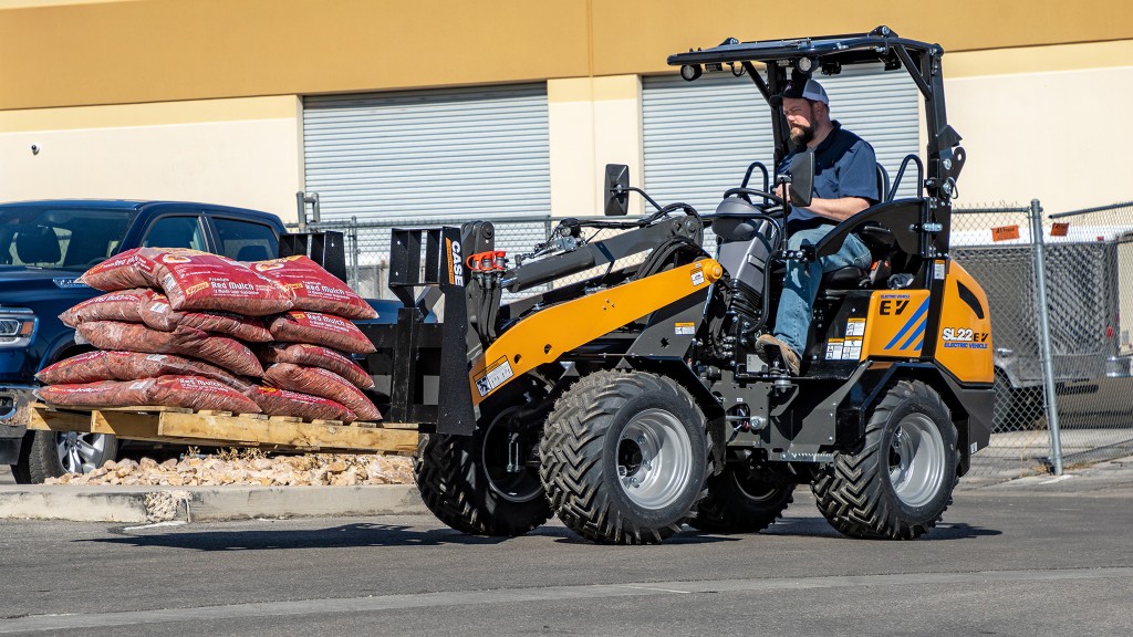 CASE is introducing seven models of small articulated loader, including the electric SL22EV.
