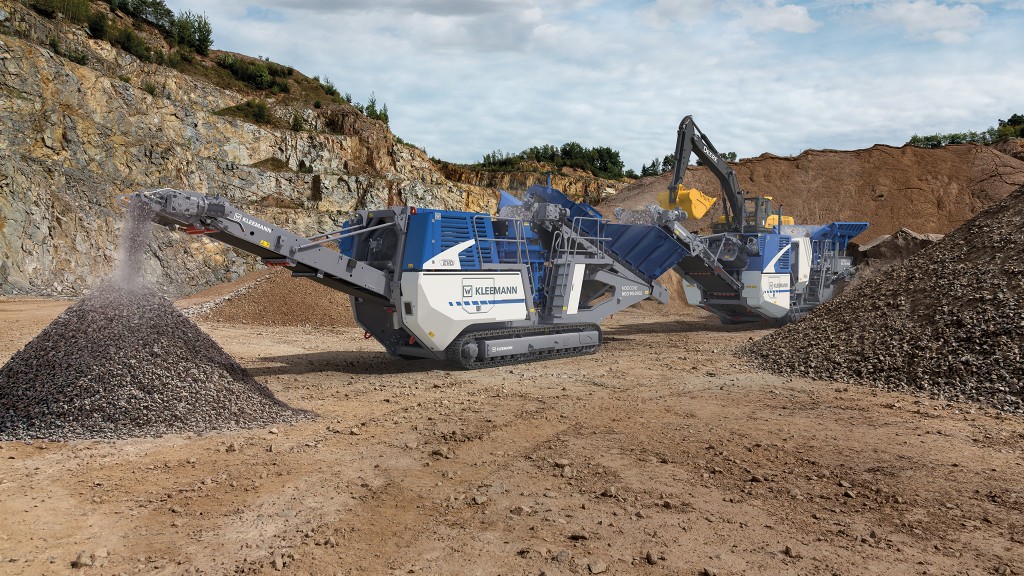 Crushing plants working together in a quarry