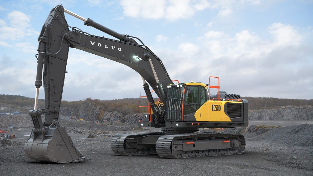 Prototype next-generation excavator from Volvo CE features updated cab, cooling, and technology