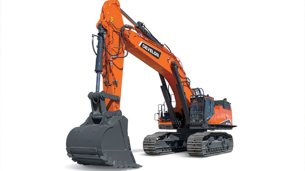 100-metric-ton DX1000LC-7 is DEVELON's biggest crawler excavator ever