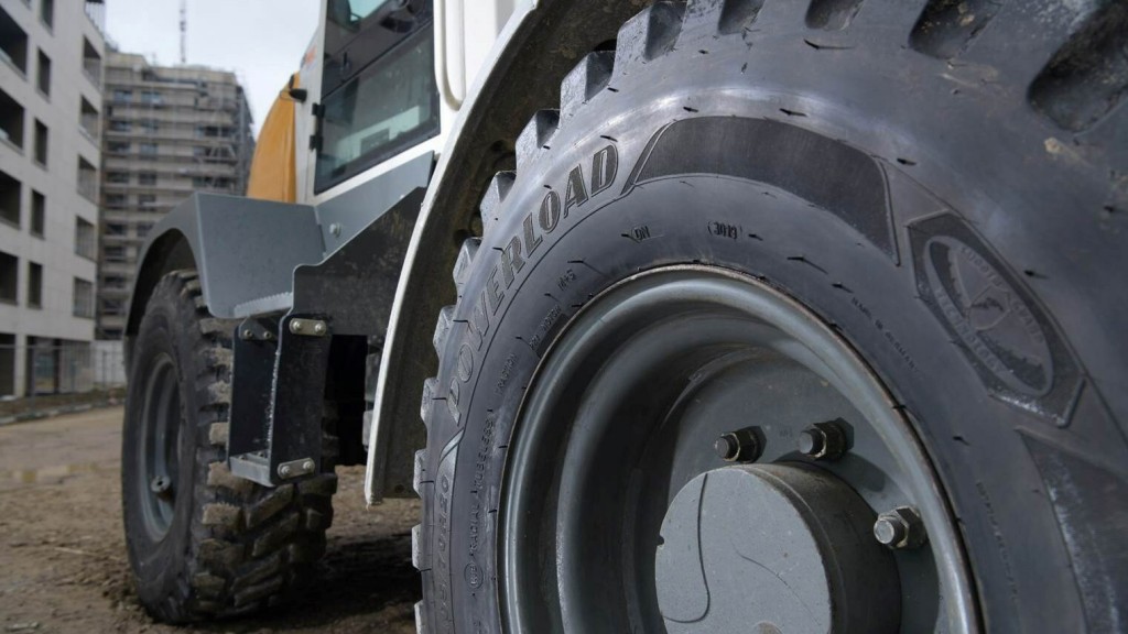 Goodyear Powerload tires give graders and compact wheel loaders greater traction