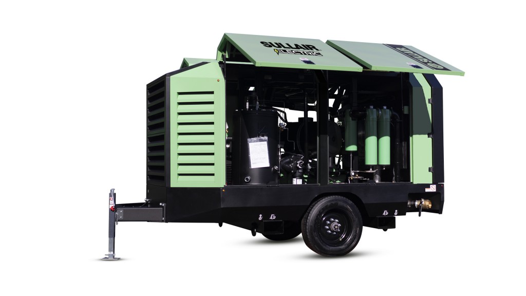 High air performance and zero emissions combine in new Sullair electric portable compressor