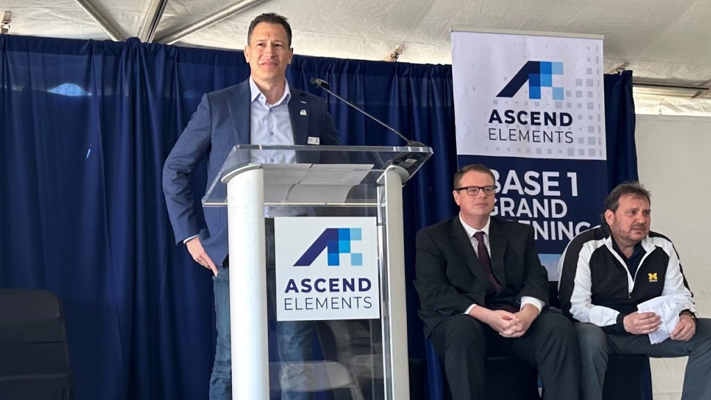 Ascend Elements opens EV battery recycling facility in