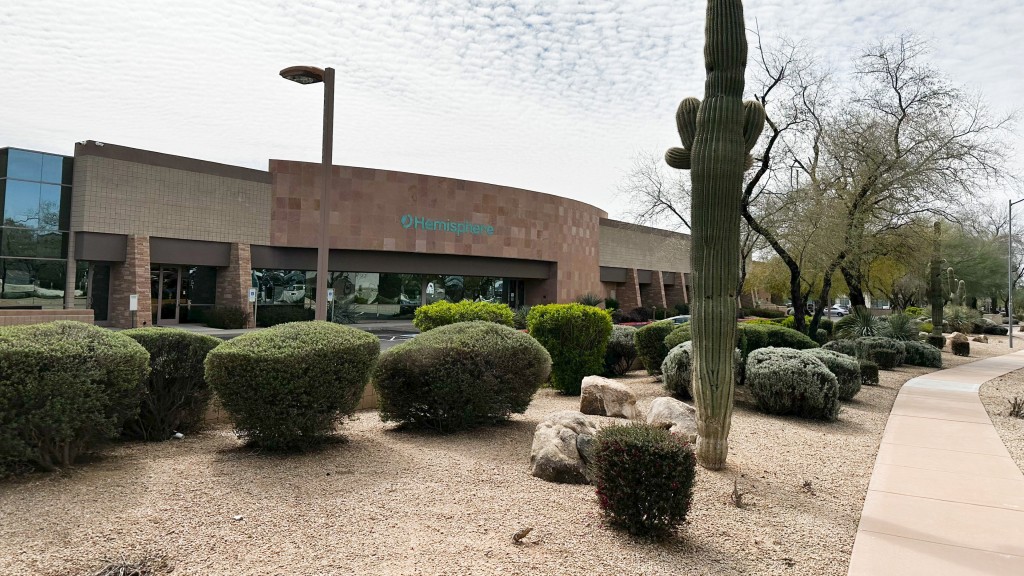 An office building in a hot climate