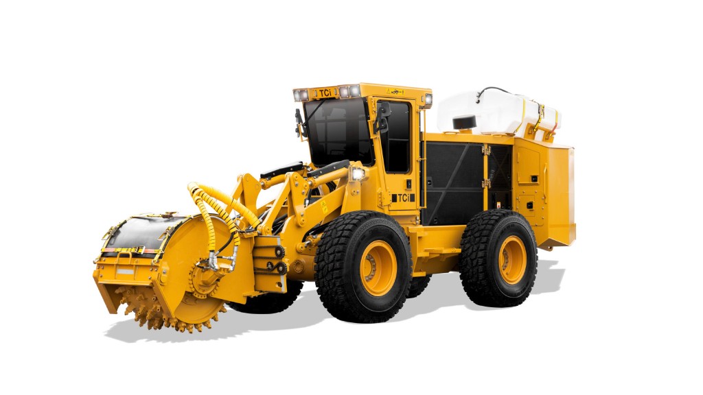 A Tigercat TCi 730 street trencher