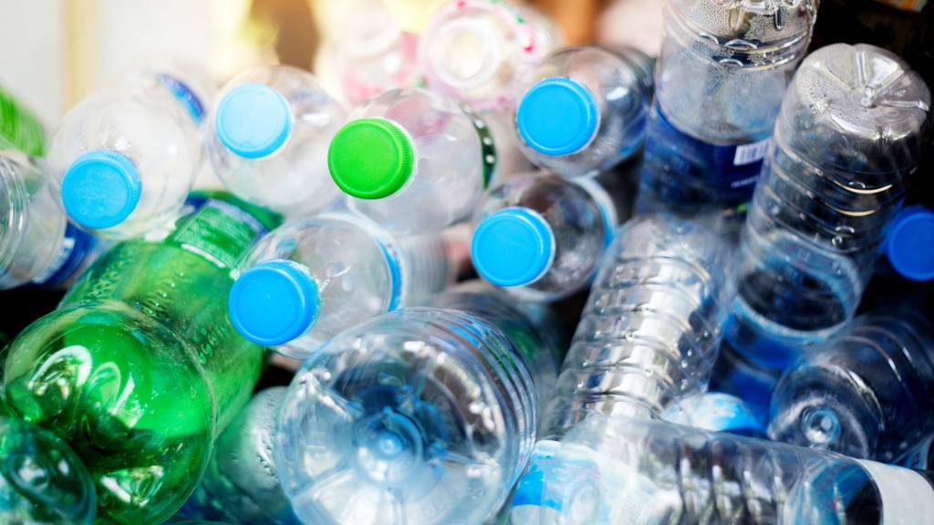 A pile of plastic bottles
