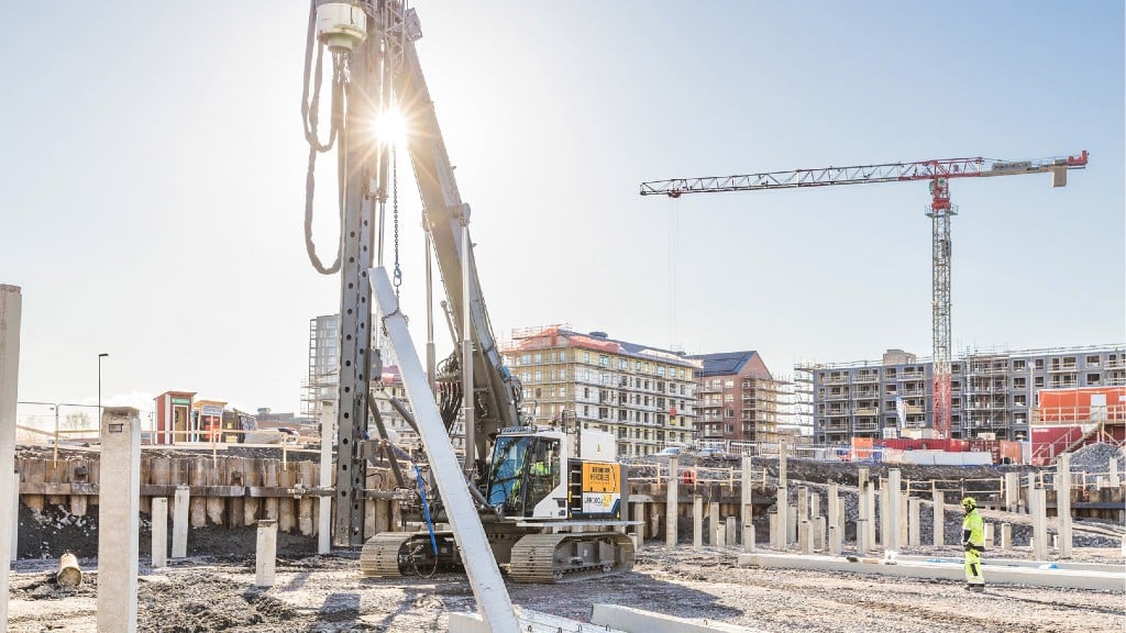 (VIDEO) Liebherr battery-electric piling rig put to good use on its first job site