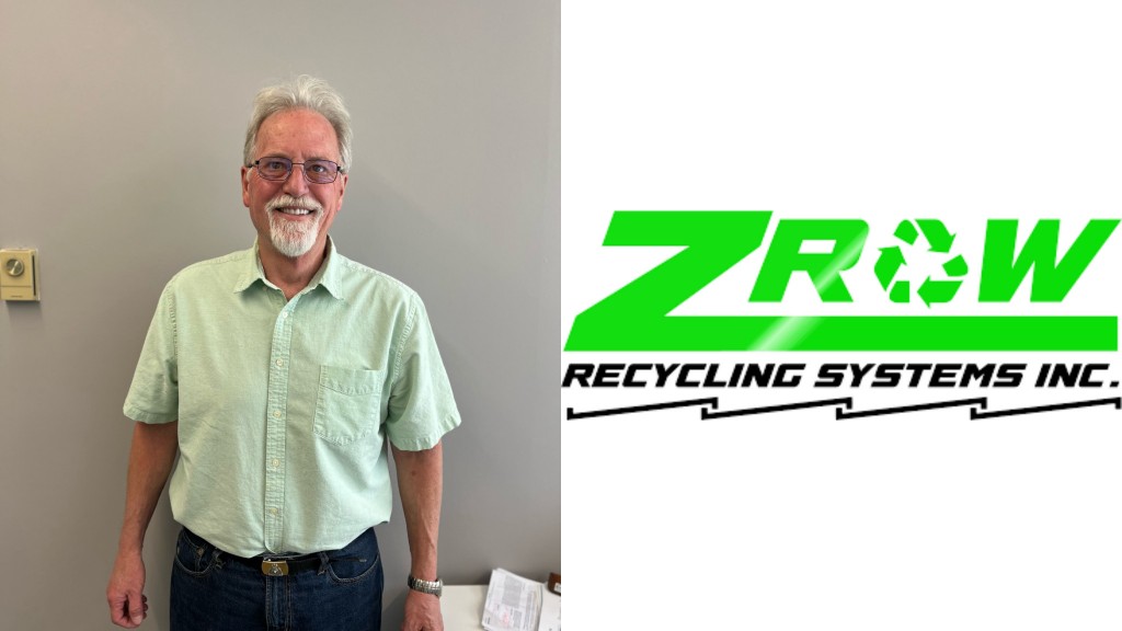 Bill Cummins and the ZRow Recycling Systems logo