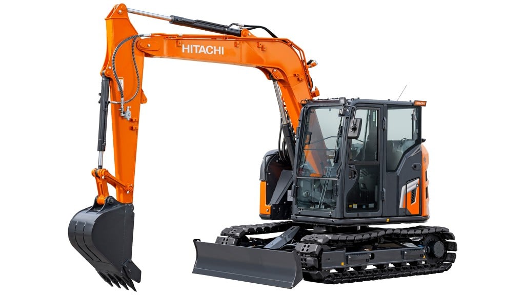 Compact excavator series from Hitachi designed for tight urban job sites