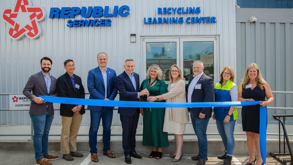 Republic Services opens recycling education centre in Washington